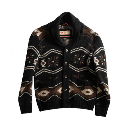 Iron & Resin Wincha Shawl Collar Sweater
