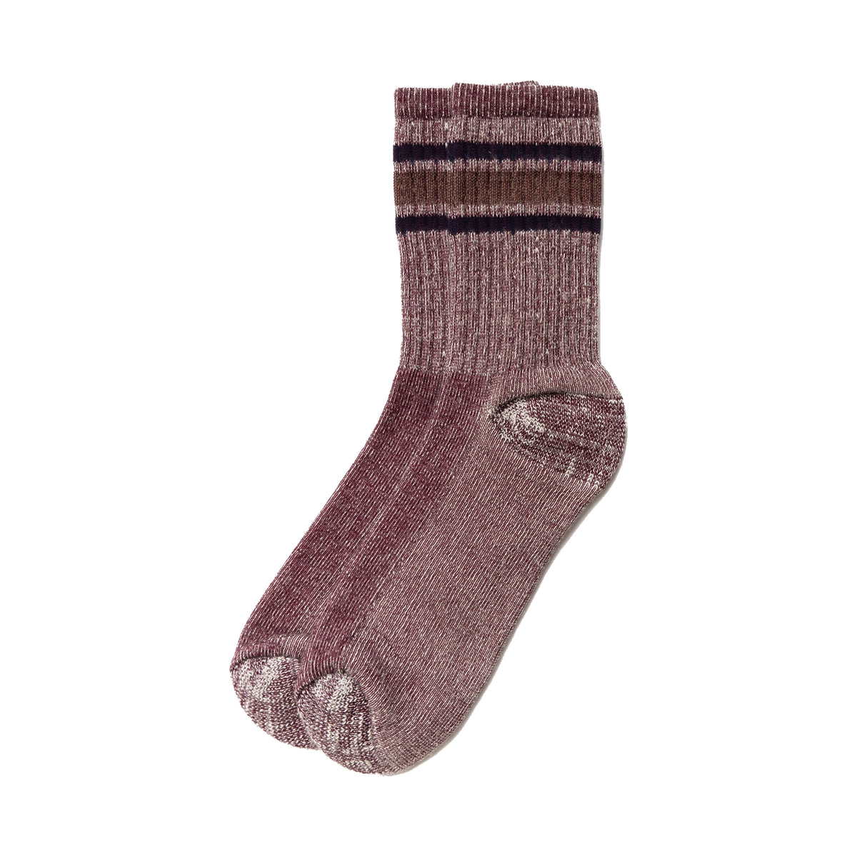 American Trench Merino Activity Crew Socks Maroon