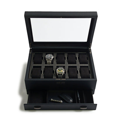 Wolf Axis 10 Piece Watch Box