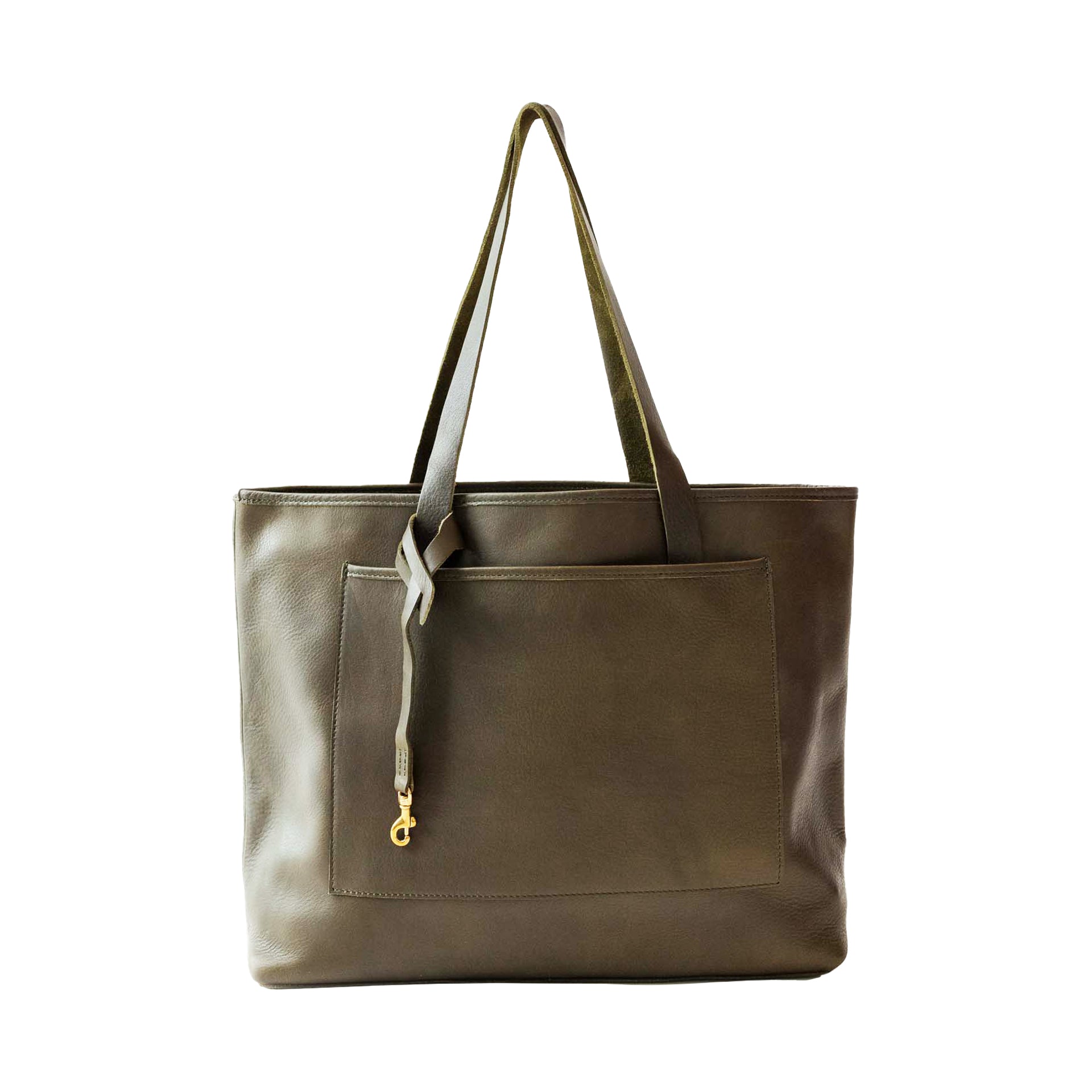 WP Standard Oversized Leather Tote Olive