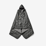 Line of Trade Puffy Blanket Poncho - Reflective Charcoal