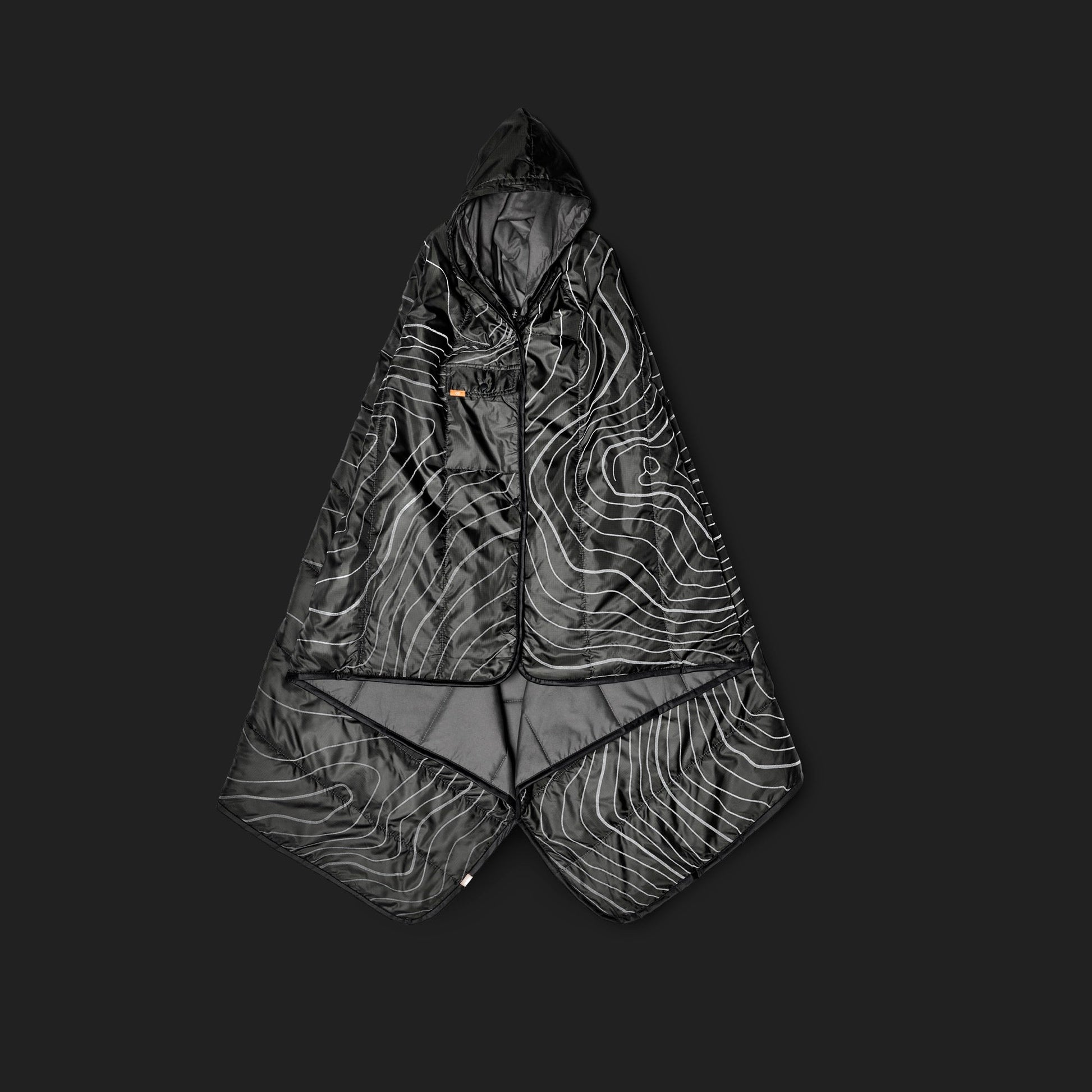 Line of Trade Puffy Blanket Poncho