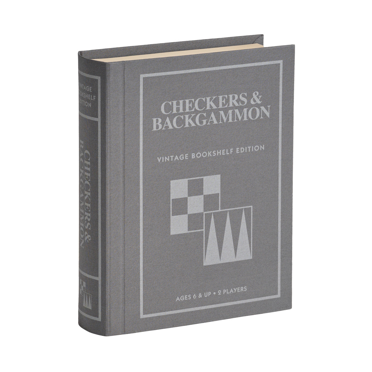 Vintage-Bücherregal-Spiele