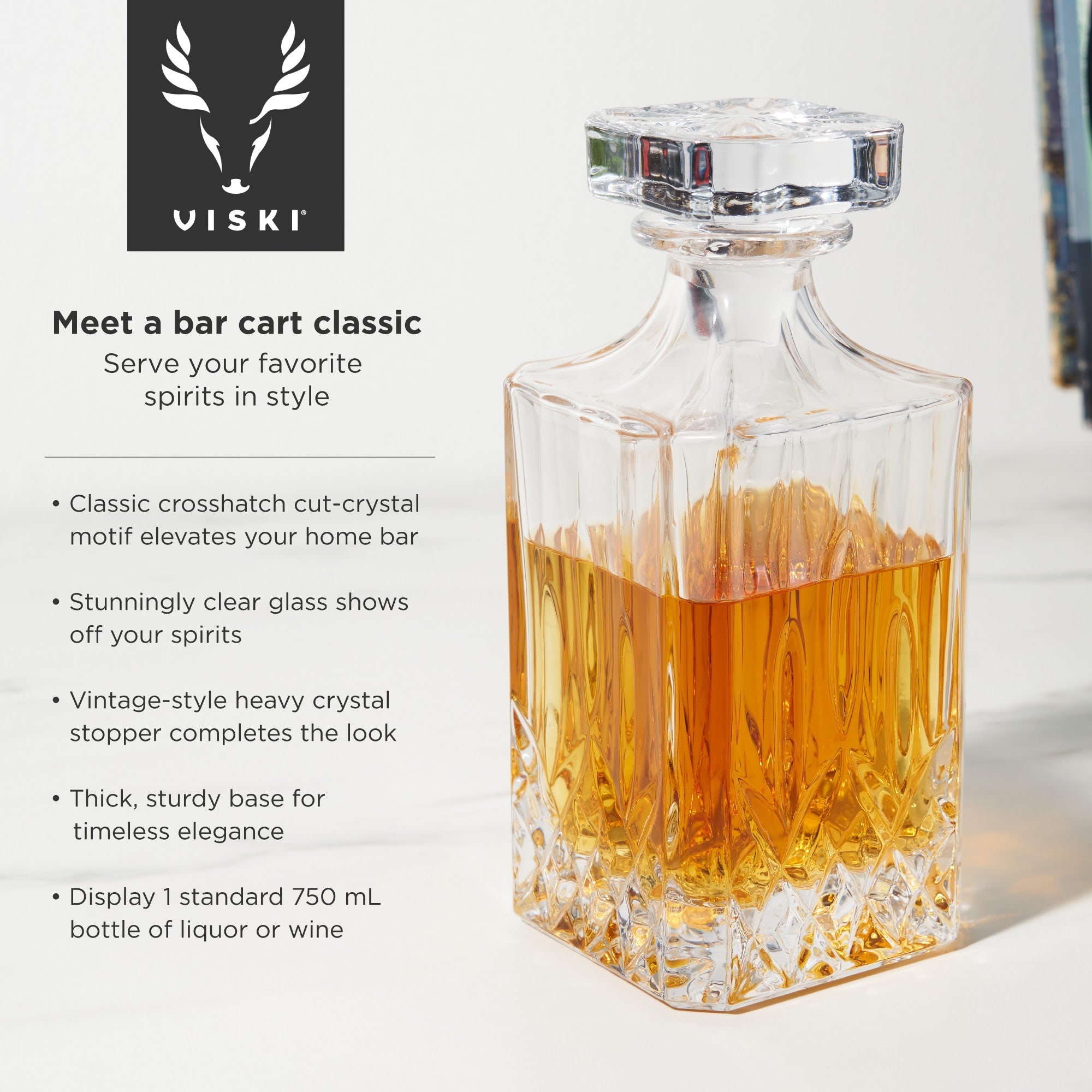 Admiral Crystal Decanter and Tumbler Set | Uncrate Supply
