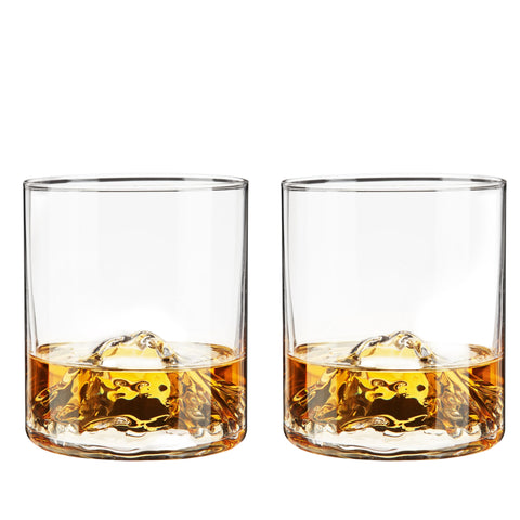 Mountain Crystal Tumblers Set Mountain Crystal Tumblers Set