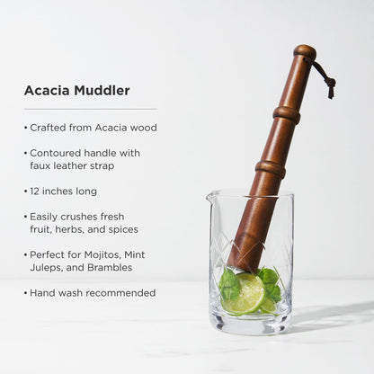 Professional Acacia Wood Muddler