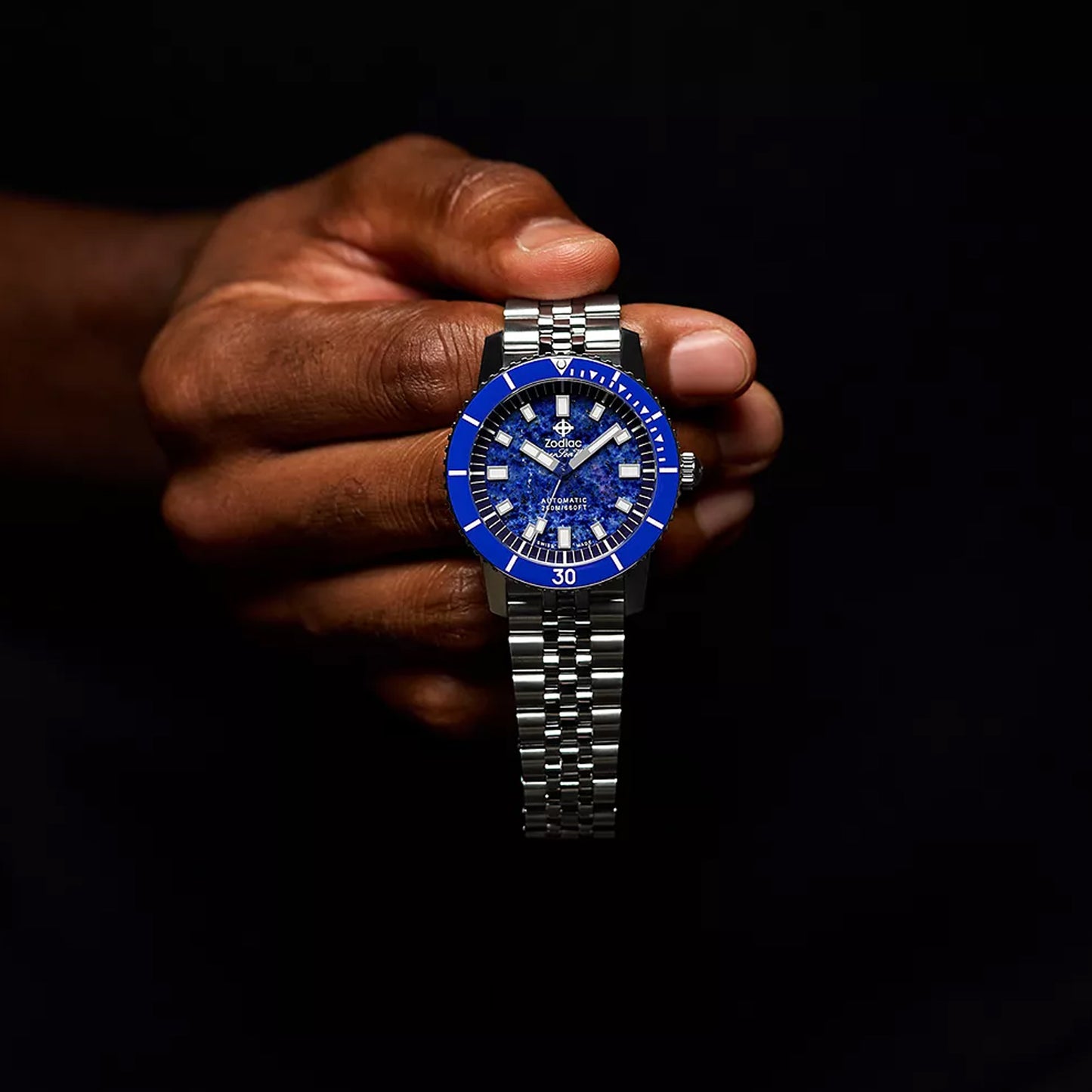 Zodiac Blue Lapis Compression Dive Watch