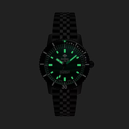 Zodiac Malachite Compression Dive Watch