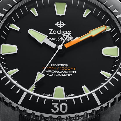 Zodiac Super Sea Wolf Pro-Diver Watch