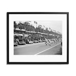1964 24 Hours of Le Mans Framed Print - Black Frame