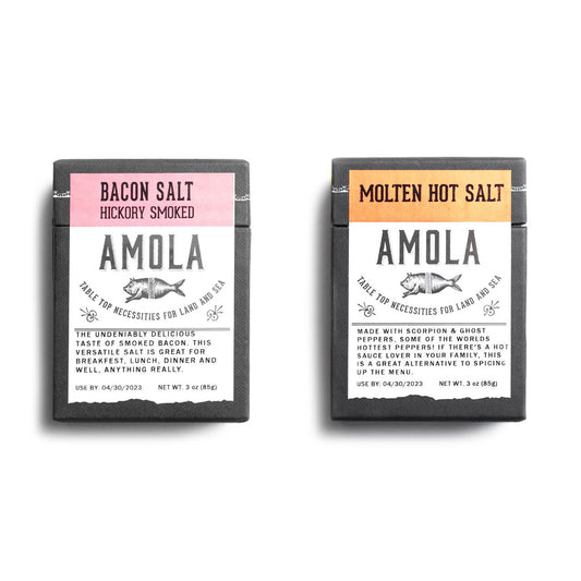 Bacon & Molten Hot Salt Set