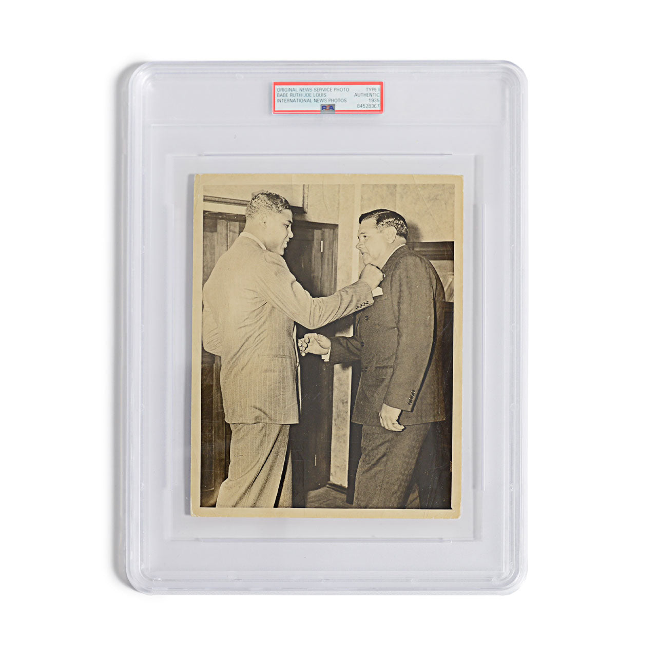 Babe Ruth & Joe Louis Type 1 Original Photograph