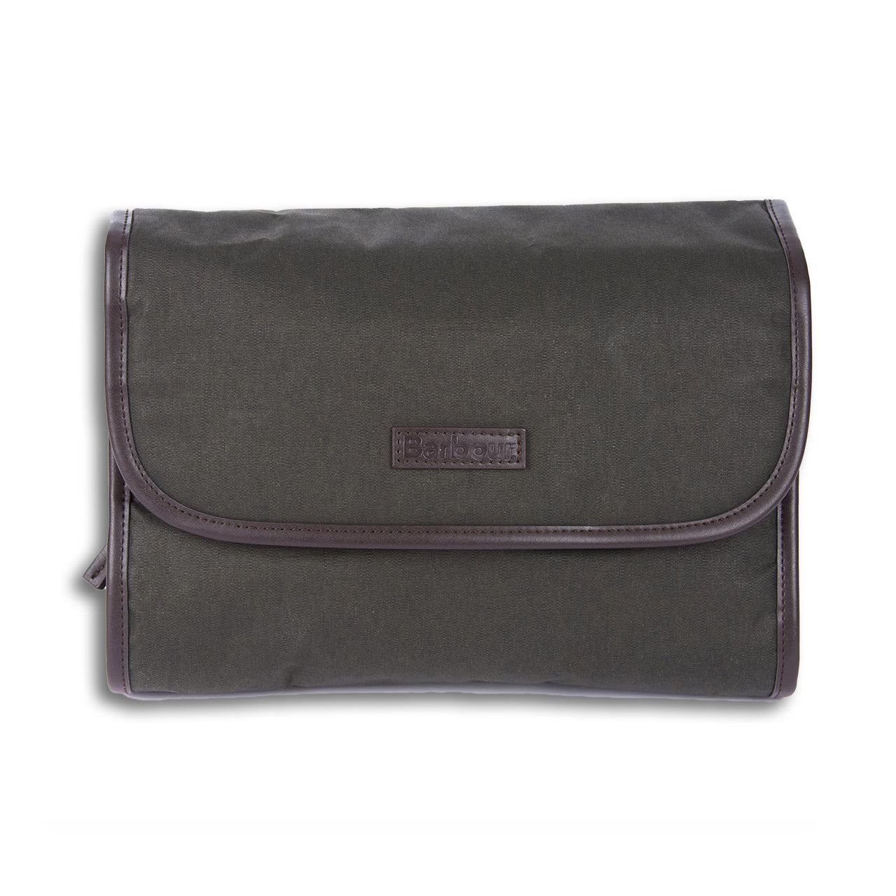 Barbour Waxed Hanging Wash Bag