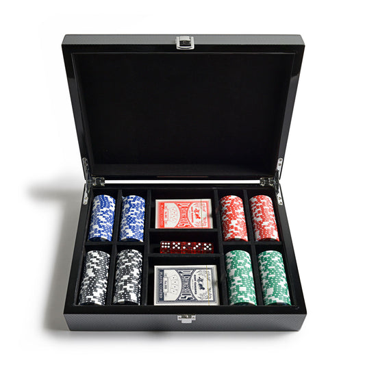 Carbon Fiber Poker Set