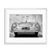 The First Porsche Framed Print - White