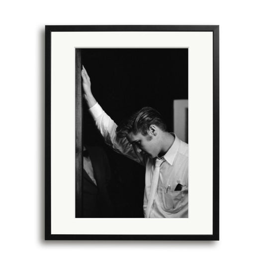 Elvis Backstage Framed Print