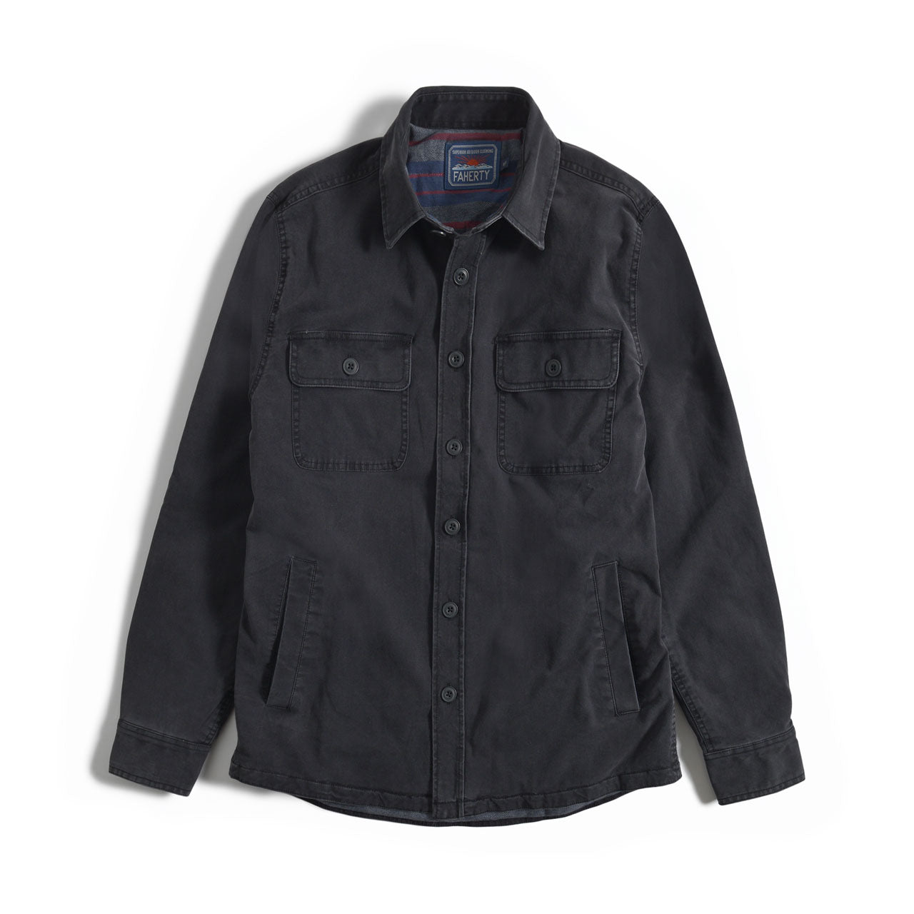 Faherty Stretch Blanket Lined CPO Shirt Jacket