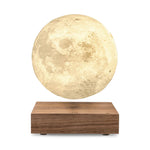 Levitating Moon Lamp - American Walnut