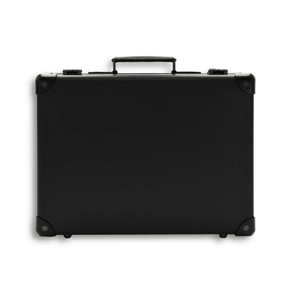 Globe-Trotter Schwarz auf Schwarz Slim Attache