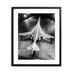 Boeing SST Model Framed Print - Black