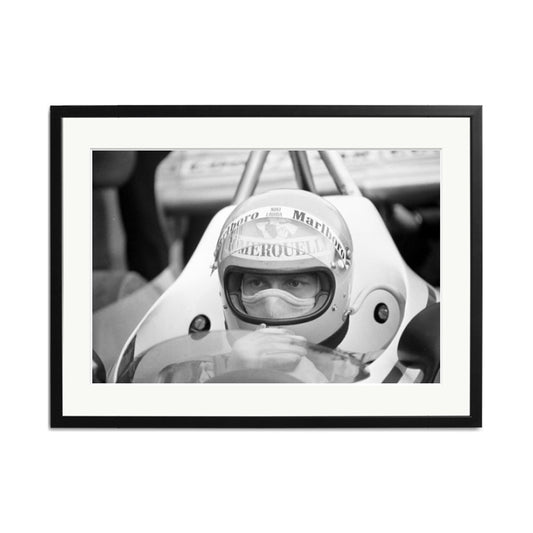 Niki Lauda Grand Prix gerahmter Druck