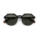 Persol 2488S Sunglasses - Black Demishiny / Polar Green