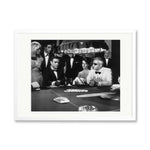 Thunderball Gambling Framed Print - White