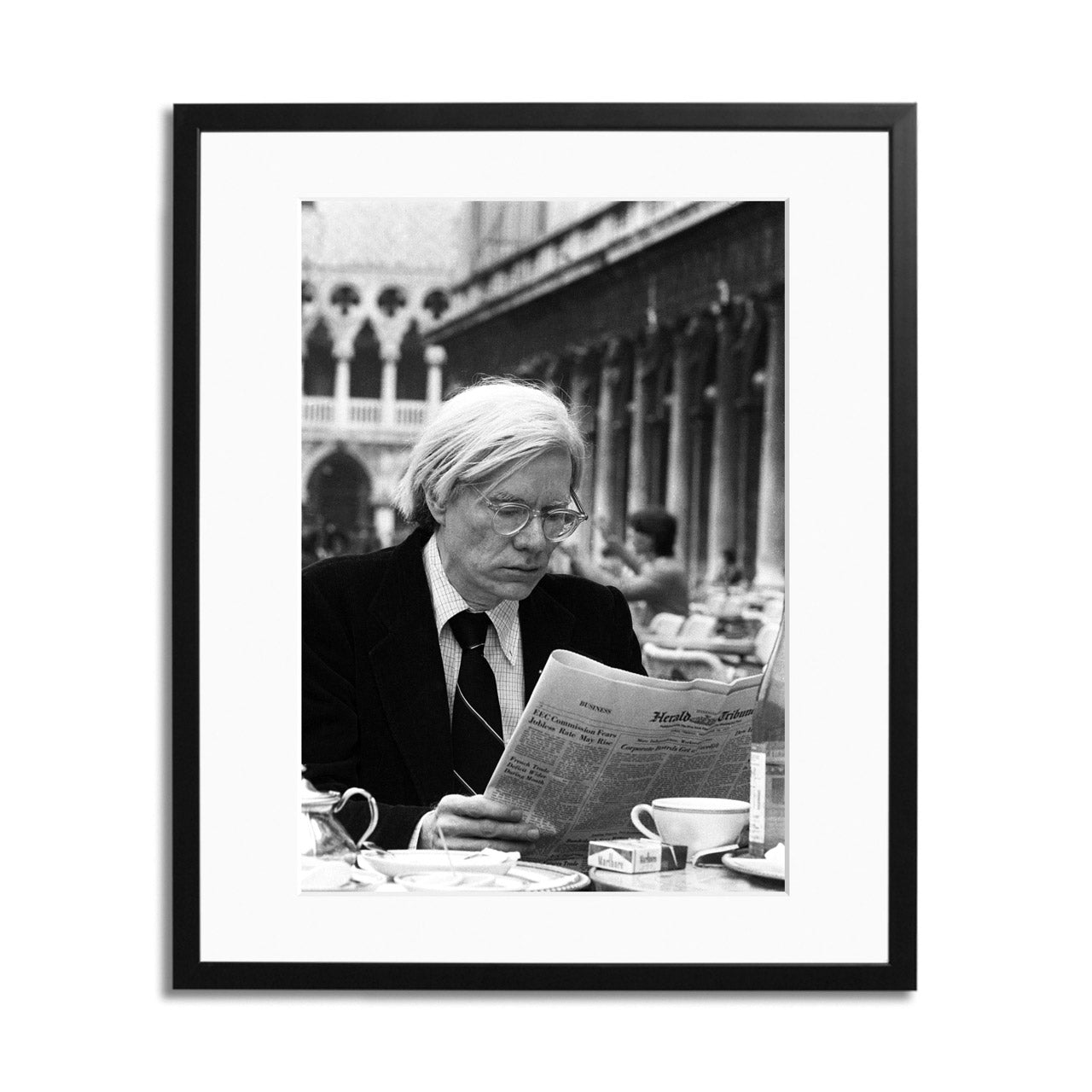Andy Warhol in Venice Framed Print