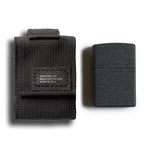 Zippo Tactical Pouch & Lighter Set - Black Pouch / Black Lighter